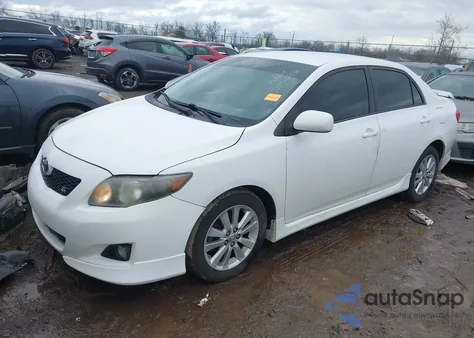 2010 Toyota Corolla S из США, поврежденный, VIN 1NXBU4EE4AZ343098